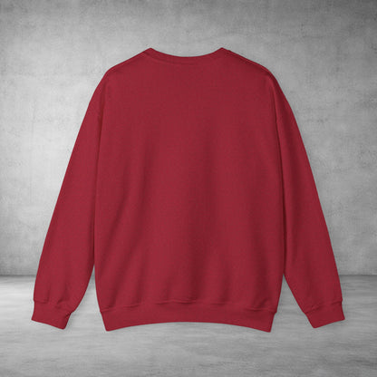 Crewneck Sweatshirt — Colourful Overlap Ghost Art Graphic