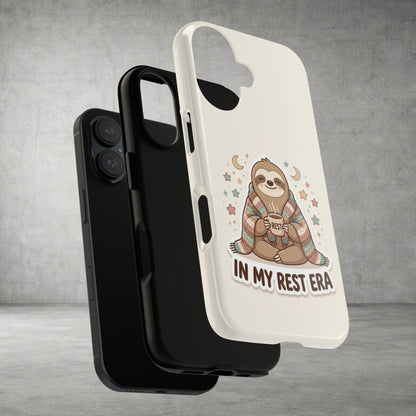 Phone Case — "In My Rest Era" Sloth Cozy Cute Protective Case