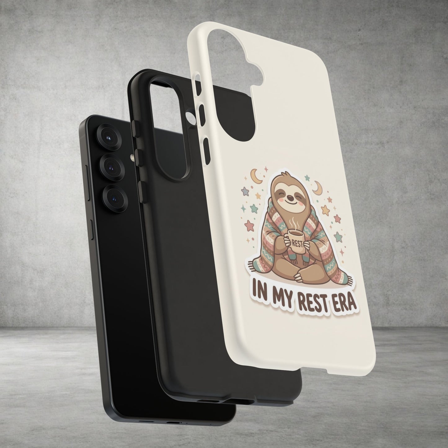 Phone Case — "In My Rest Era" Sloth Cozy Cute Protective Case