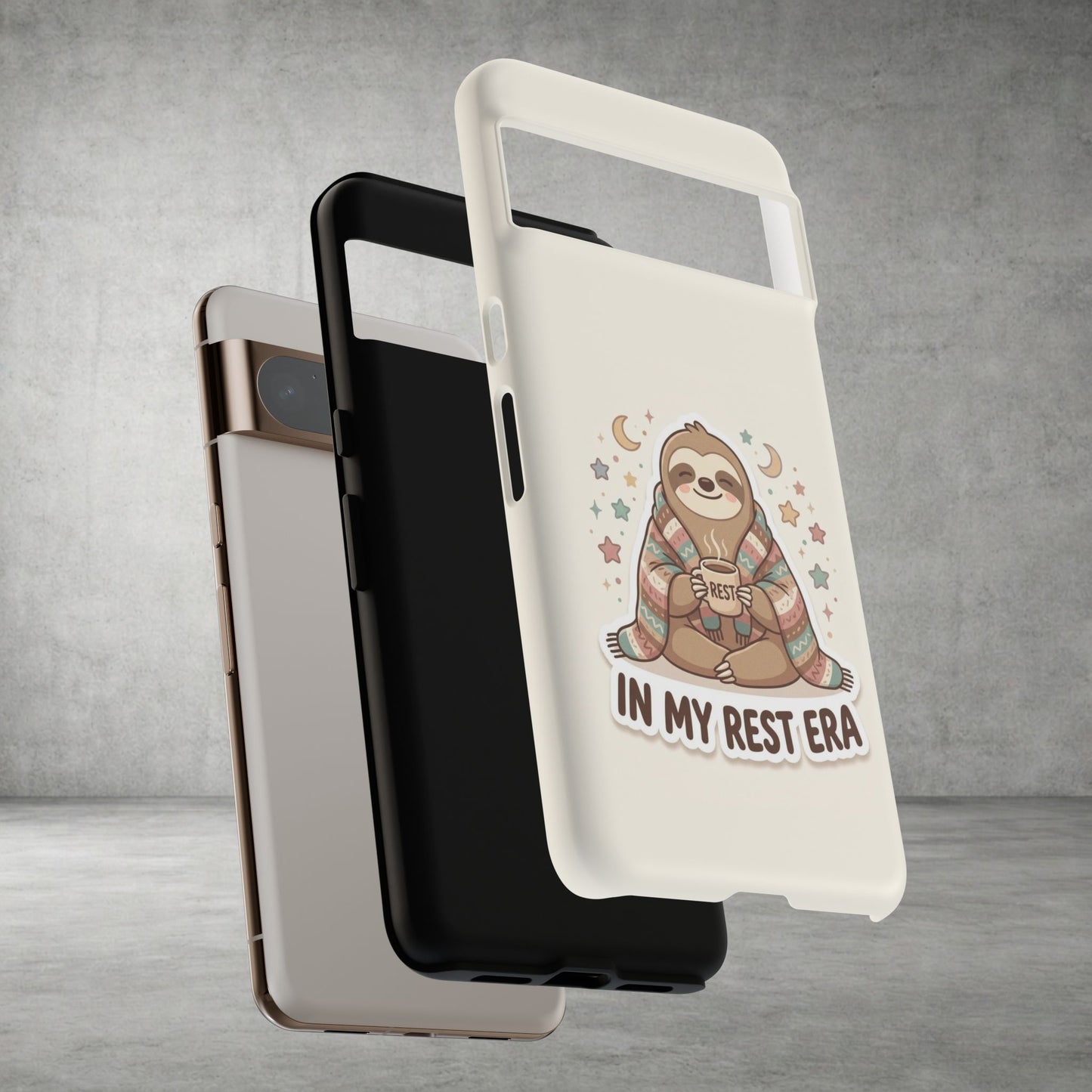 Phone Case — "In My Rest Era" Sloth Cozy Cute Protective Case