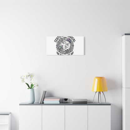 Certified Magical Menace Canvas | witchy goblincore celestial art