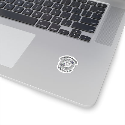 Certified Magical Menace Sticker | witchy, goblincore, celestial aesthetic