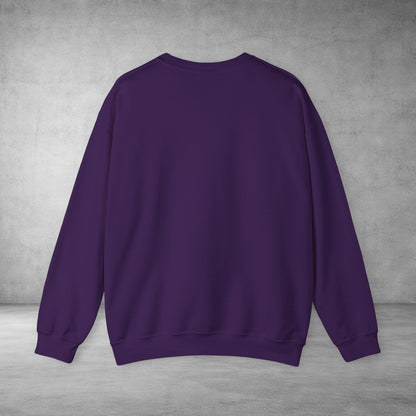 Crewneck Sweatshirt — Colourful Overlap Ghost Art Graphic
