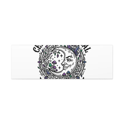 Certified Magical Menace Canvas | witchy goblincore celestial art