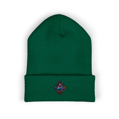 A Blue Ember Creative - Embroidered Diamond Cuffed Beanie