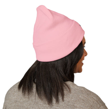 A Blue Ember Creative - Embroidered Diamond Cuffed Beanie