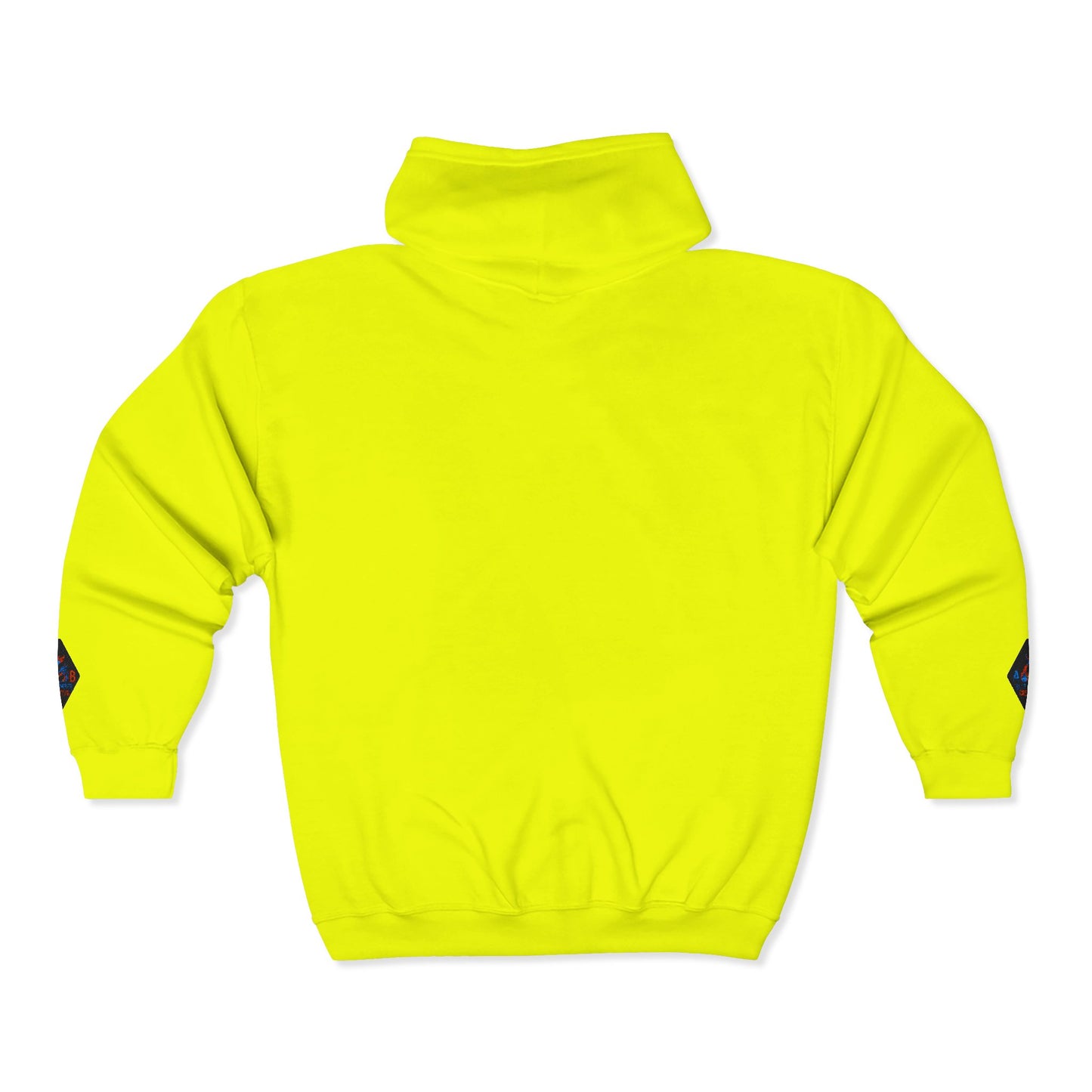 A Blue Ember Creative Diamond Zip Hoodie – Small Card Graphic