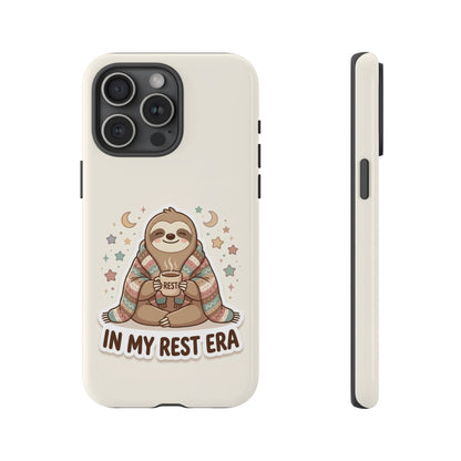 Phone Case — "In My Rest Era" Sloth Cozy Cute Protective Case