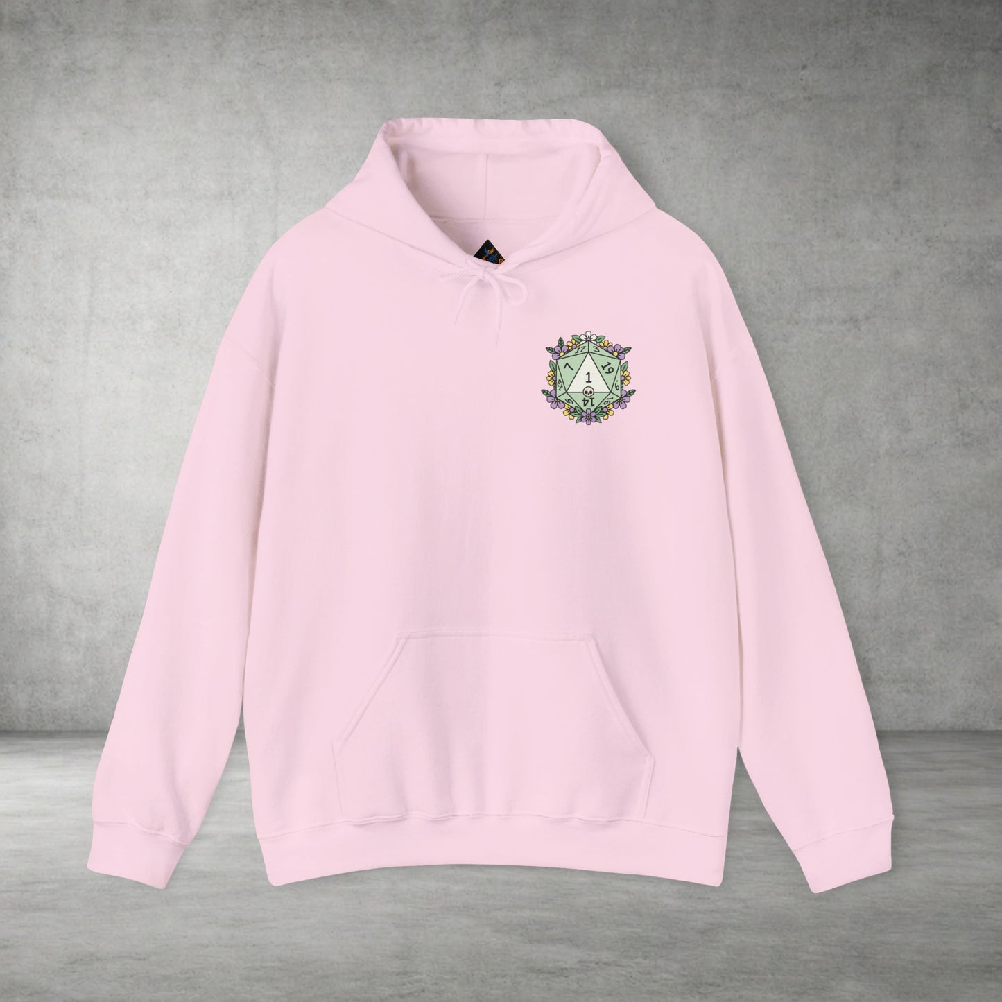 Floral Monogram 'A' Crest Hoodie - Botanical Initial Sweatshirt