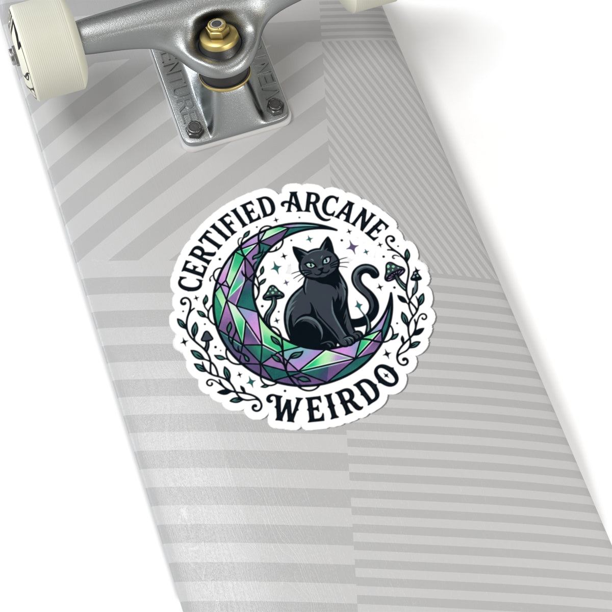 Certified Arcane Weirdo Kiss-Cut Stickers | witchy goblincore celestial