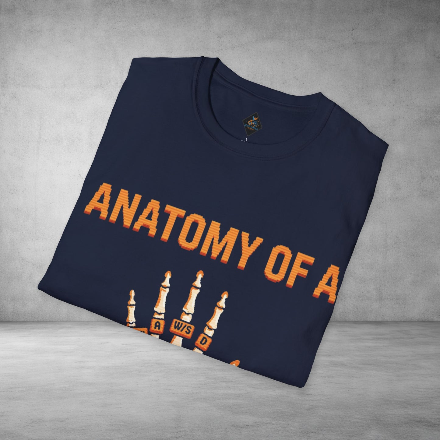 Anatomy of a Gamer T-Shirt — Skeleton Hand Gamer Tee