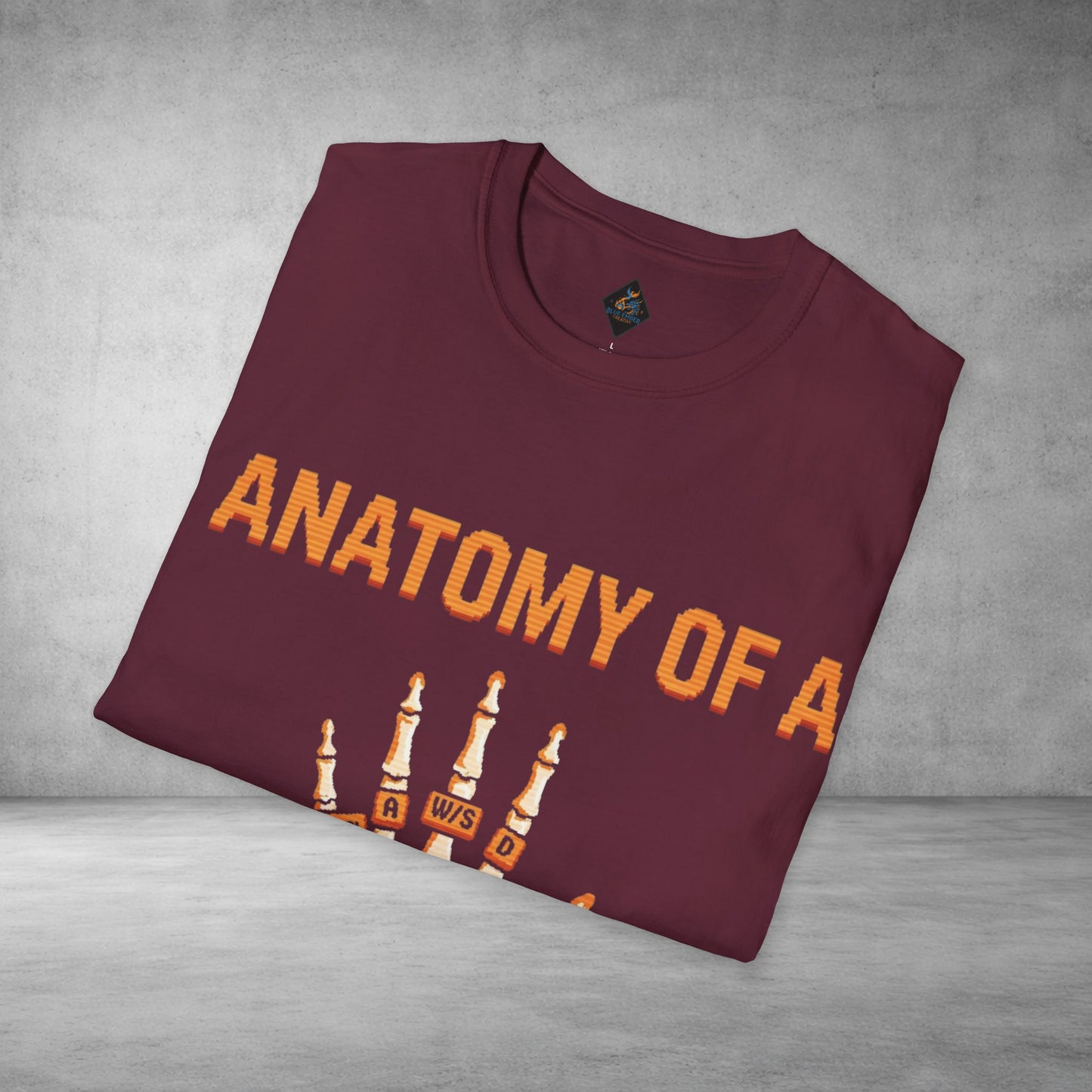 Anatomy of a Gamer T-Shirt — Skeleton Hand Gamer Tee