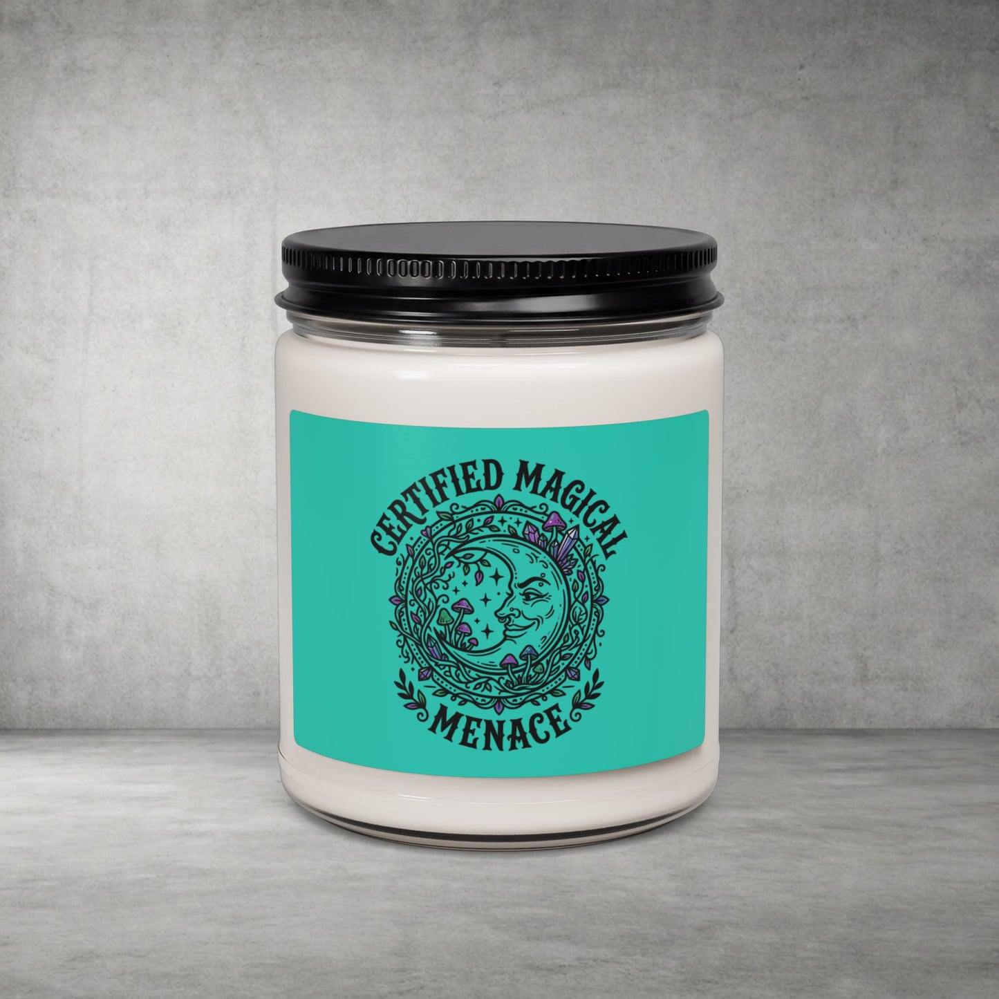 Certified Magical Menace Candle | Witchy, goblincore, celestial soy candle
