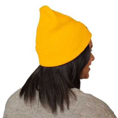 A Blue Ember Creative - Embroidered Diamond Cuffed Beanie