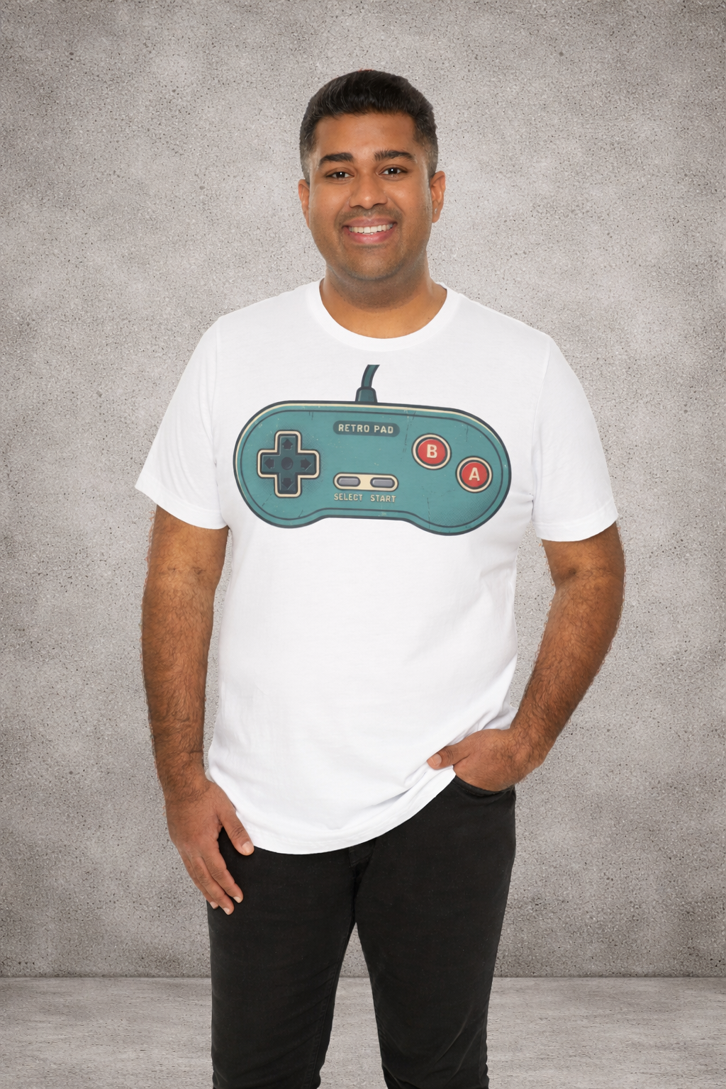 Retro Game Controller T-Shirt — Vintage Console Gamer Tee