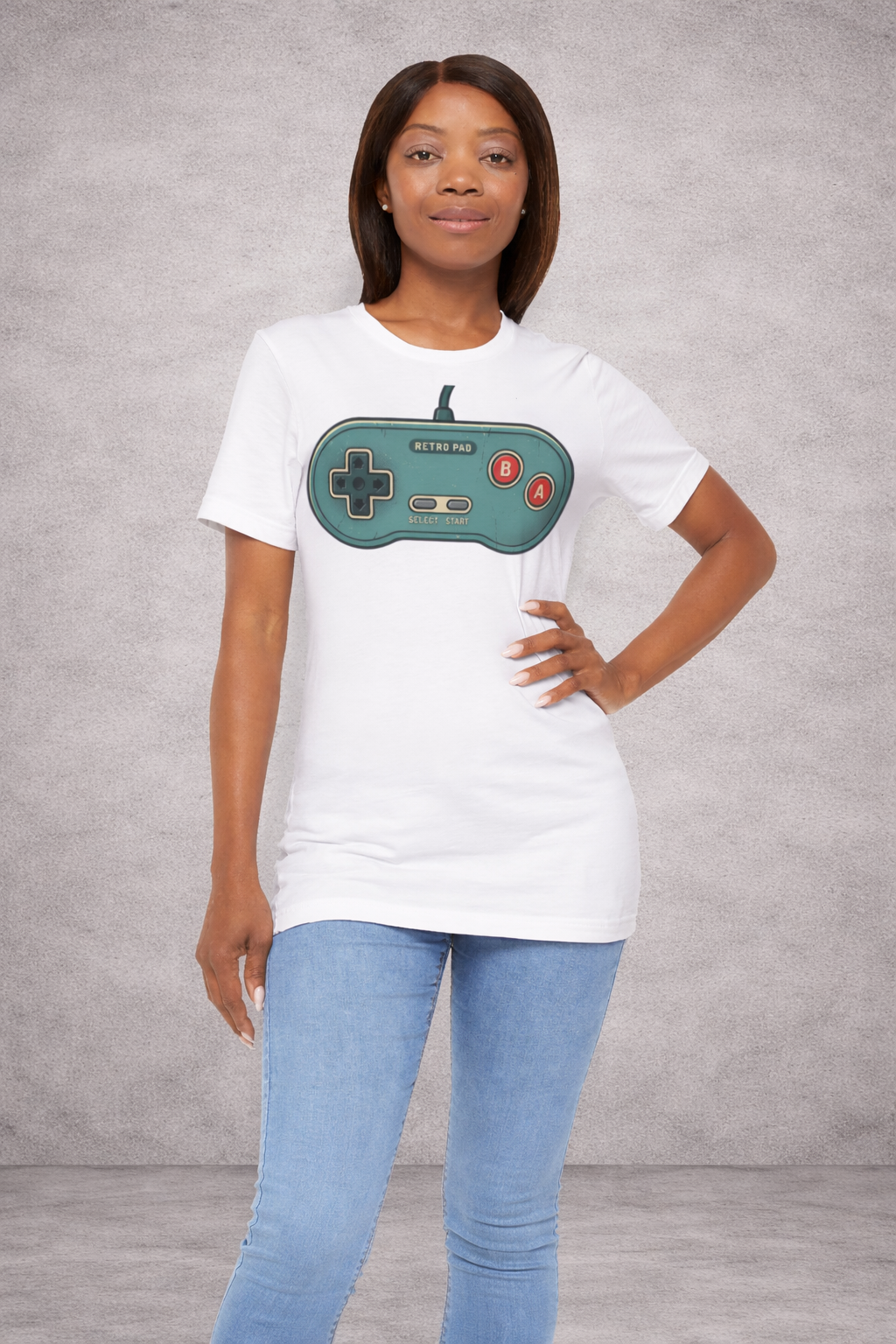 Retro Game Controller T-Shirt — Vintage Console Gamer Tee
