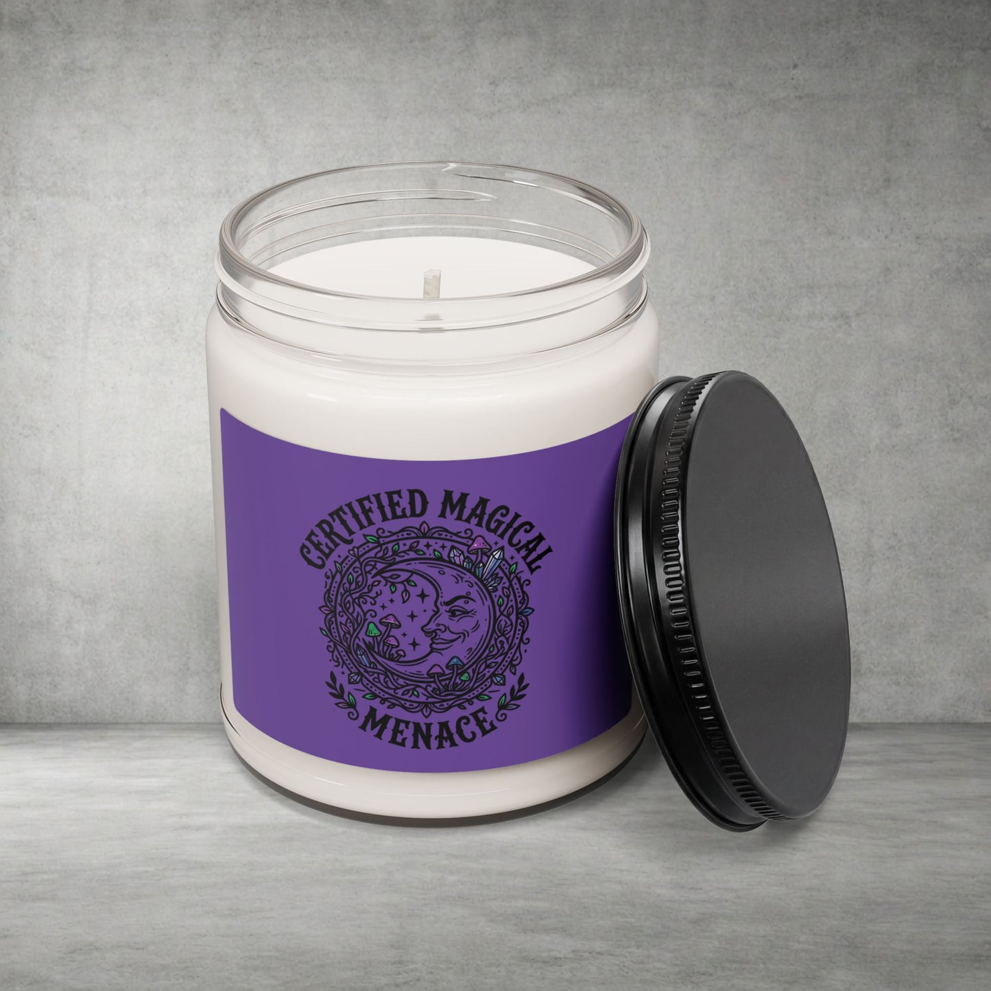 Certified Magical Menace Candle | Witchy, goblincore, celestial soy candle