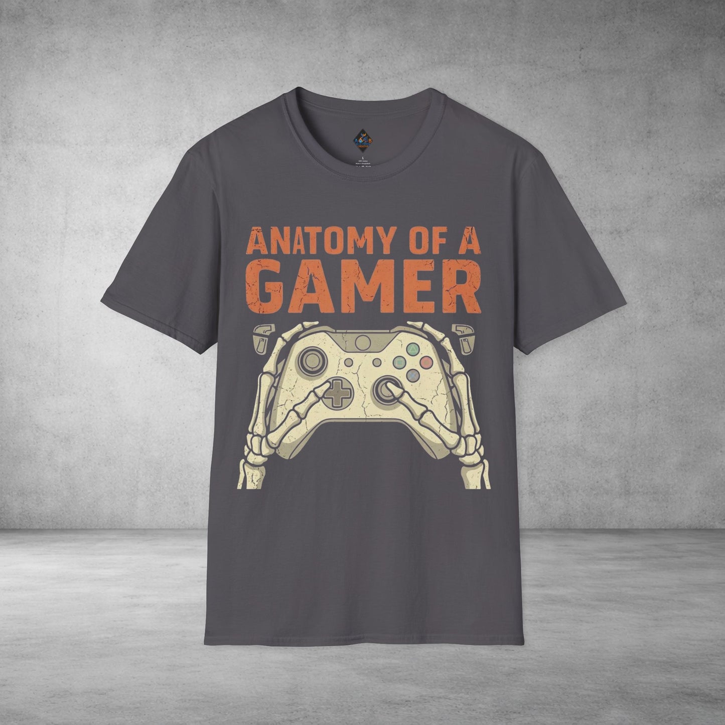 Anatomy of a Gamer T-Shirt – Retro Controller Graphic Tee for Gamers