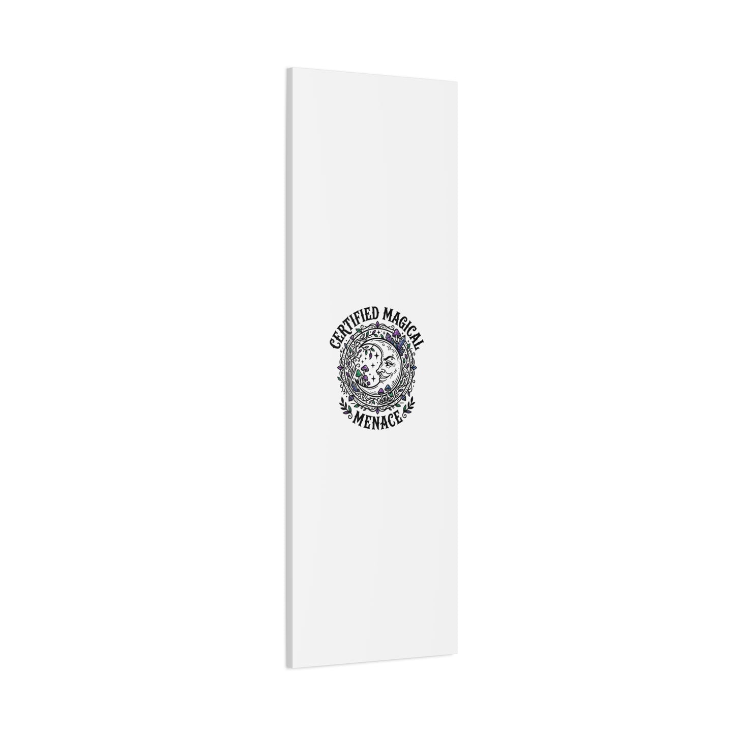 Certified Magical Menace Canvas | witchy goblincore celestial art