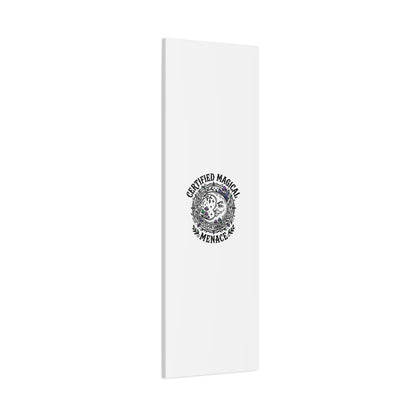 Certified Magical Menace Canvas | witchy goblincore celestial art