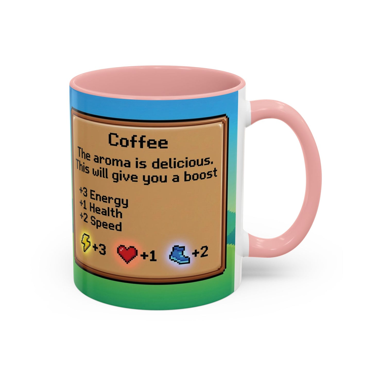 Stardew Valley Inspired Mug – Cozy Gamer Coffee Cup – Farming Game Gift – Pixel Art Aesthetic Mug
