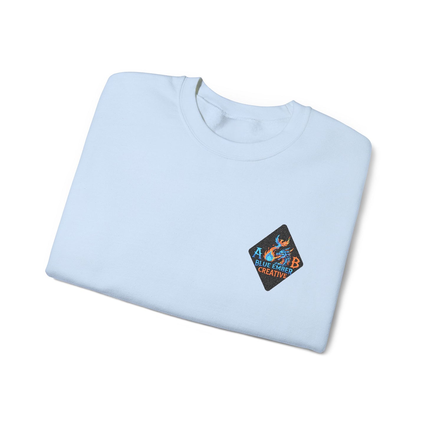 A Blue Ember Patch Crewneck Sweatshirt