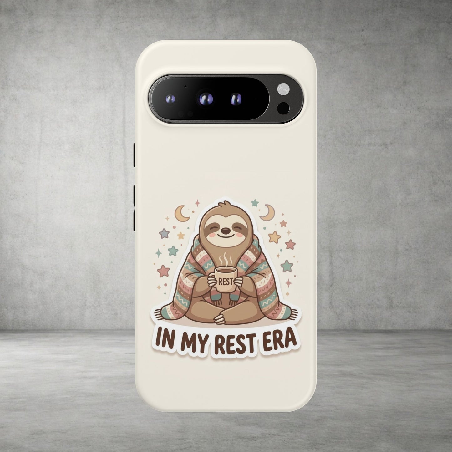 Phone Case — "In My Rest Era" Sloth Cozy Cute Protective Case