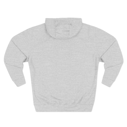 A Blue Ember Creative Geometric Diamond Hoodie — Small Chest Logo Pullover