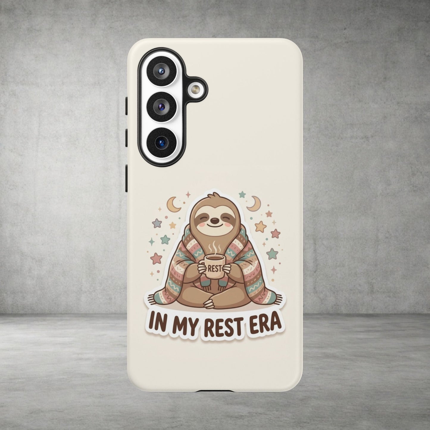 Phone Case — "In My Rest Era" Sloth Cozy Cute Protective Case