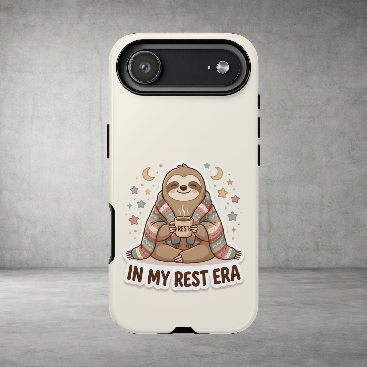 Phone Case — "In My Rest Era" Sloth Cozy Cute Protective Case
