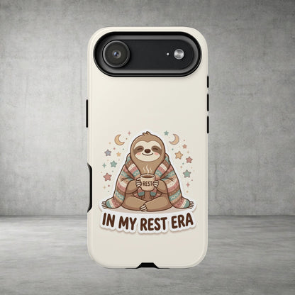 Phone Case — "In My Rest Era" Sloth Cozy Cute Protective Case