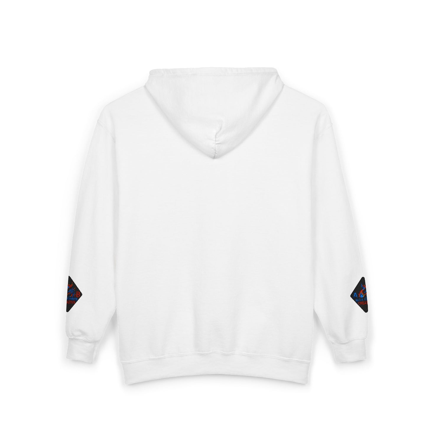 A Blue Ember Creative Diamond Zip Hoodie – Small Card Graphic