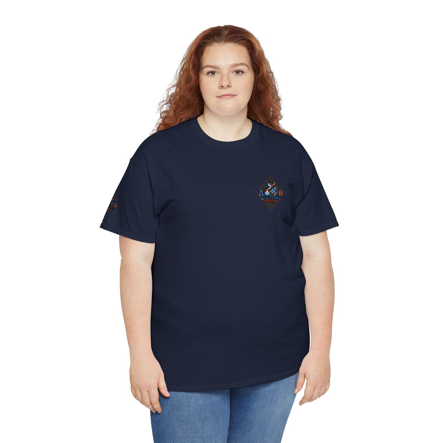 A Blue Ember Diamond Chest Tee