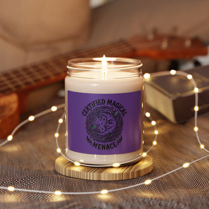 Certified Magical Menace Candle | Witchy, goblincore, celestial soy candle