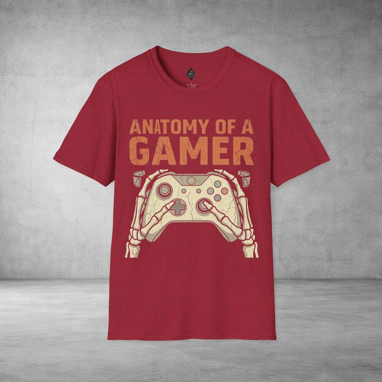 Anatomy of a Gamer T-Shirt – Retro Controller Graphic Tee for Gamers
