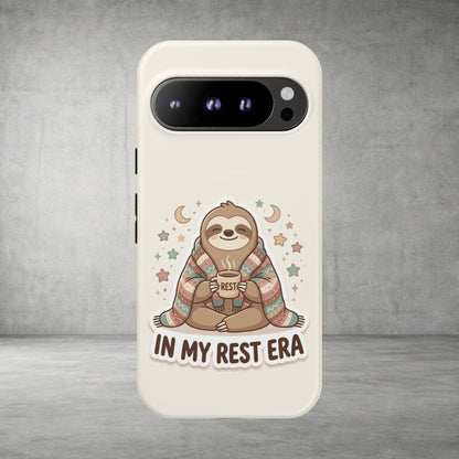 Phone Case — "In My Rest Era" Sloth Cozy Cute Protective Case