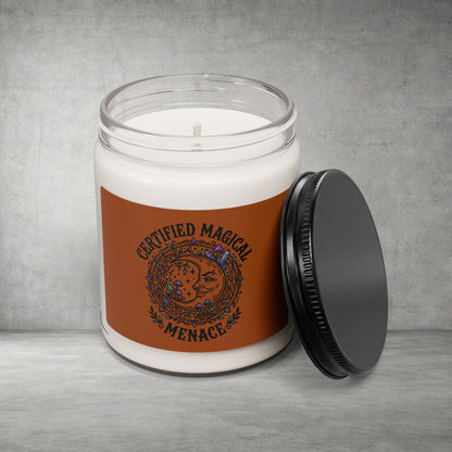 Certified Magical Menace Candle | Witchy, goblincore, celestial soy candle