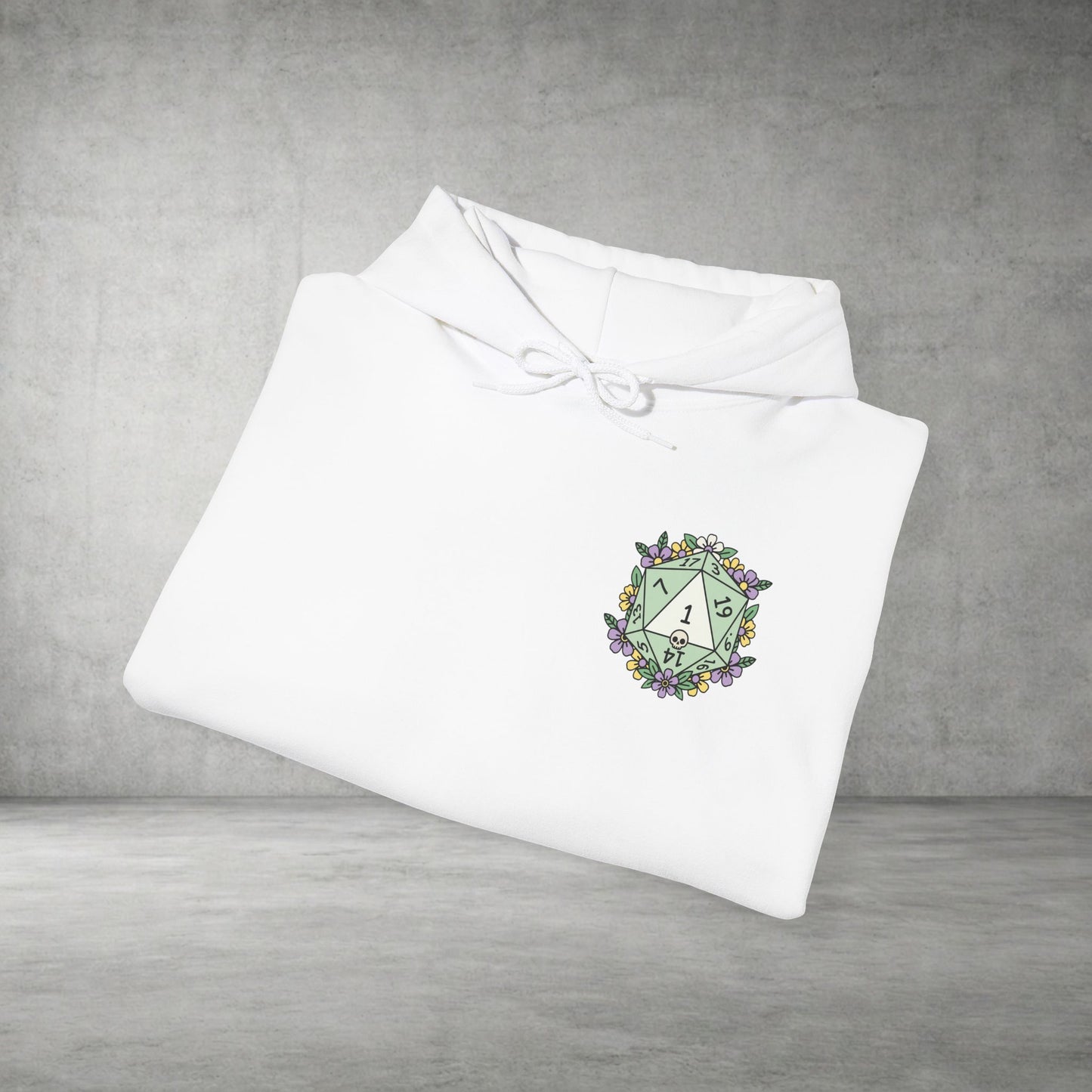 Floral Monogram 'A' Crest Hoodie - Botanical Initial Sweatshirt