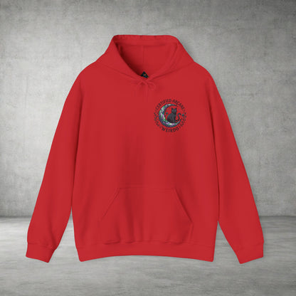 Certified Arcane Weirdo Hoodie | witchy goblincore, celestial crystals