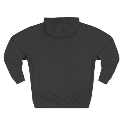 A Blue Ember Creative Geometric Diamond Hoodie — Small Chest Logo Pullover