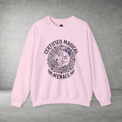 Certified Magical Menace Sweatshirt | witchy, goblincore, celestial vibes