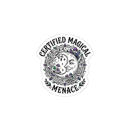 Certified Magical Menace Sticker | witchy, goblincore, celestial aesthetic