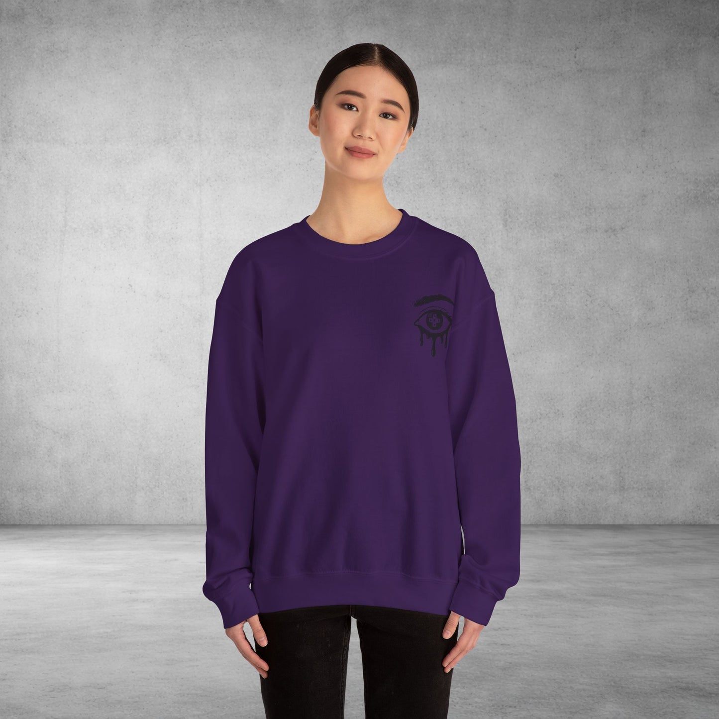 Dripping Eye Crewneck Sweatshirt