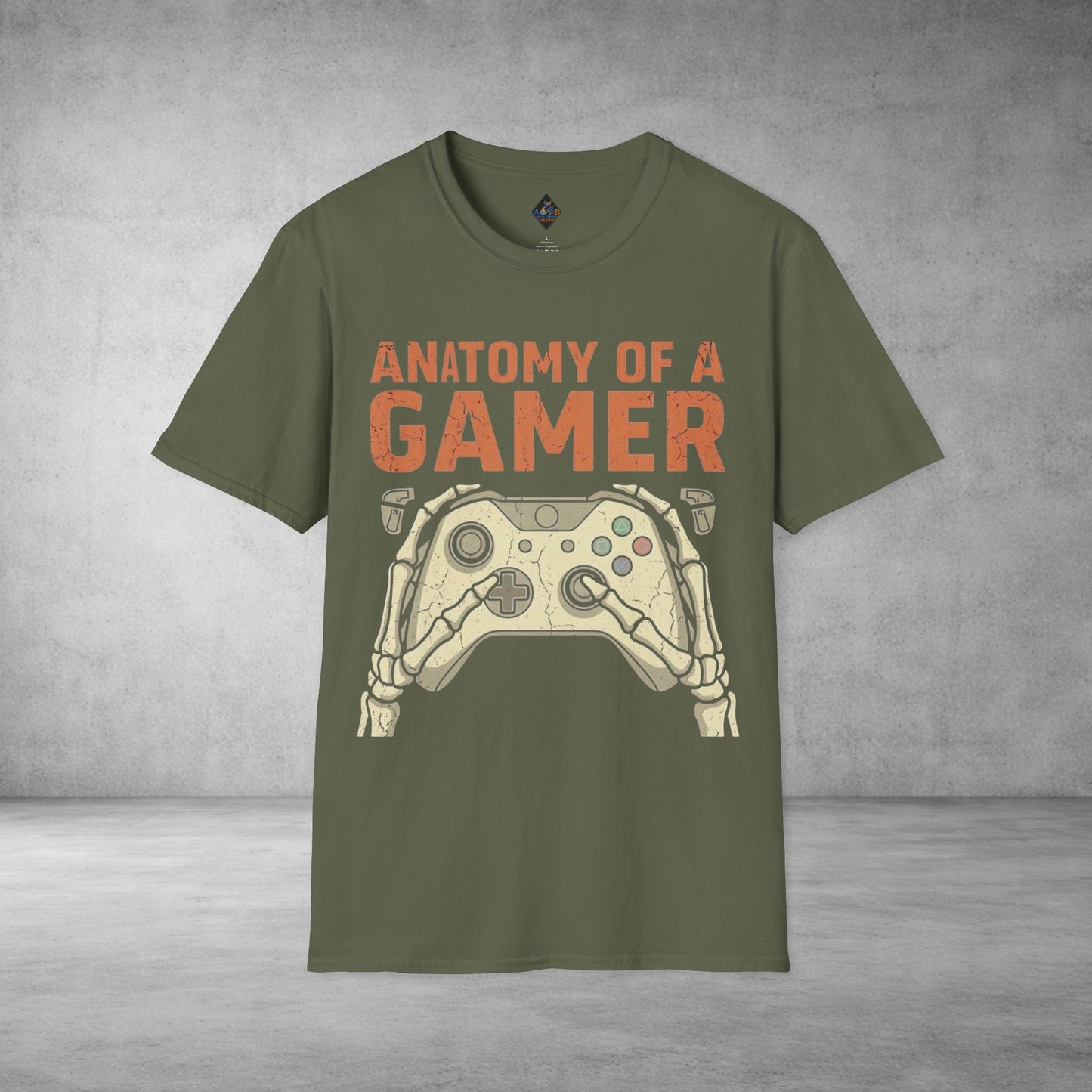 Anatomy of a Gamer T-Shirt – Retro Controller Graphic Tee for Gamers
