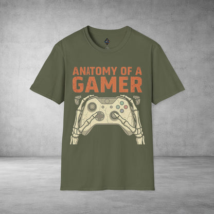 Anatomy of a Gamer T-Shirt – Retro Controller Graphic Tee for Gamers