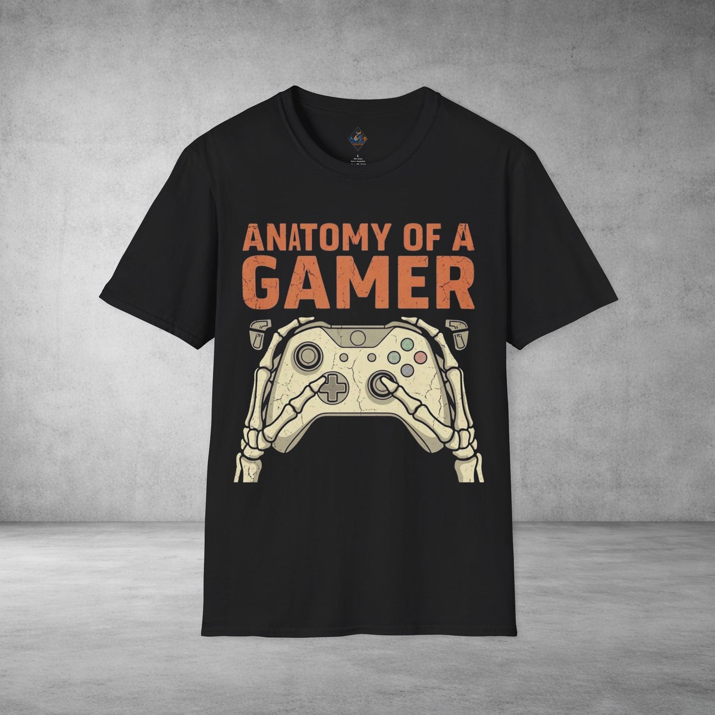 Anatomy of a Gamer T-Shirt – Retro Controller Graphic Tee for Gamers