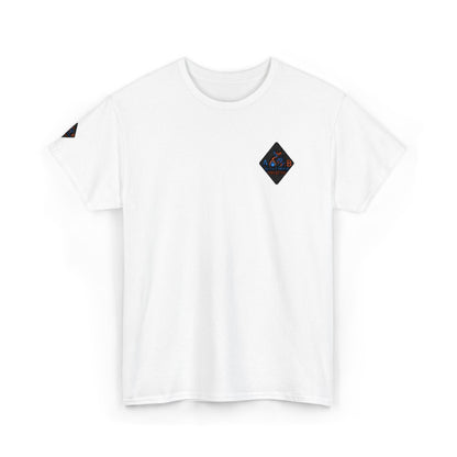 A Blue Ember Diamond Chest Tee