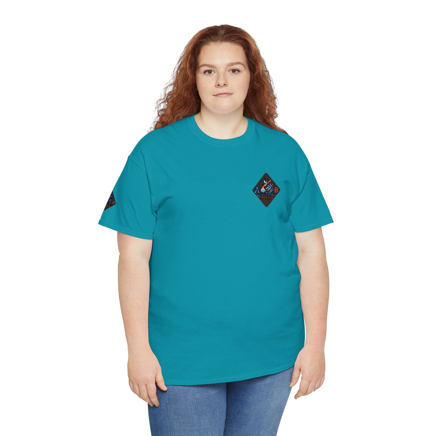 A Blue Ember Diamond Chest Tee