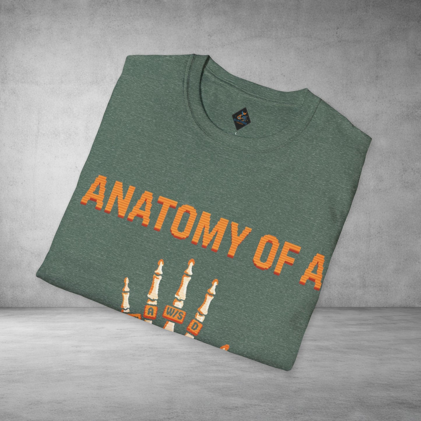 Anatomy of a Gamer T-Shirt — Skeleton Hand Gamer Tee