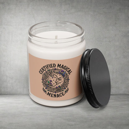 Certified Magical Menace Candle | Witchy, goblincore, celestial soy candle
